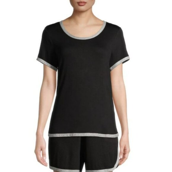 NWT Secret Treasures Essentials Women’s XL Crew Neck Sleepwear Top Cozy PJs - Picture 2 of 3